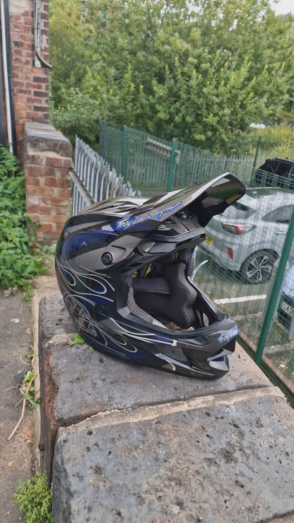 Troy Lee Designs D4 Composite Helmet Burst Grey