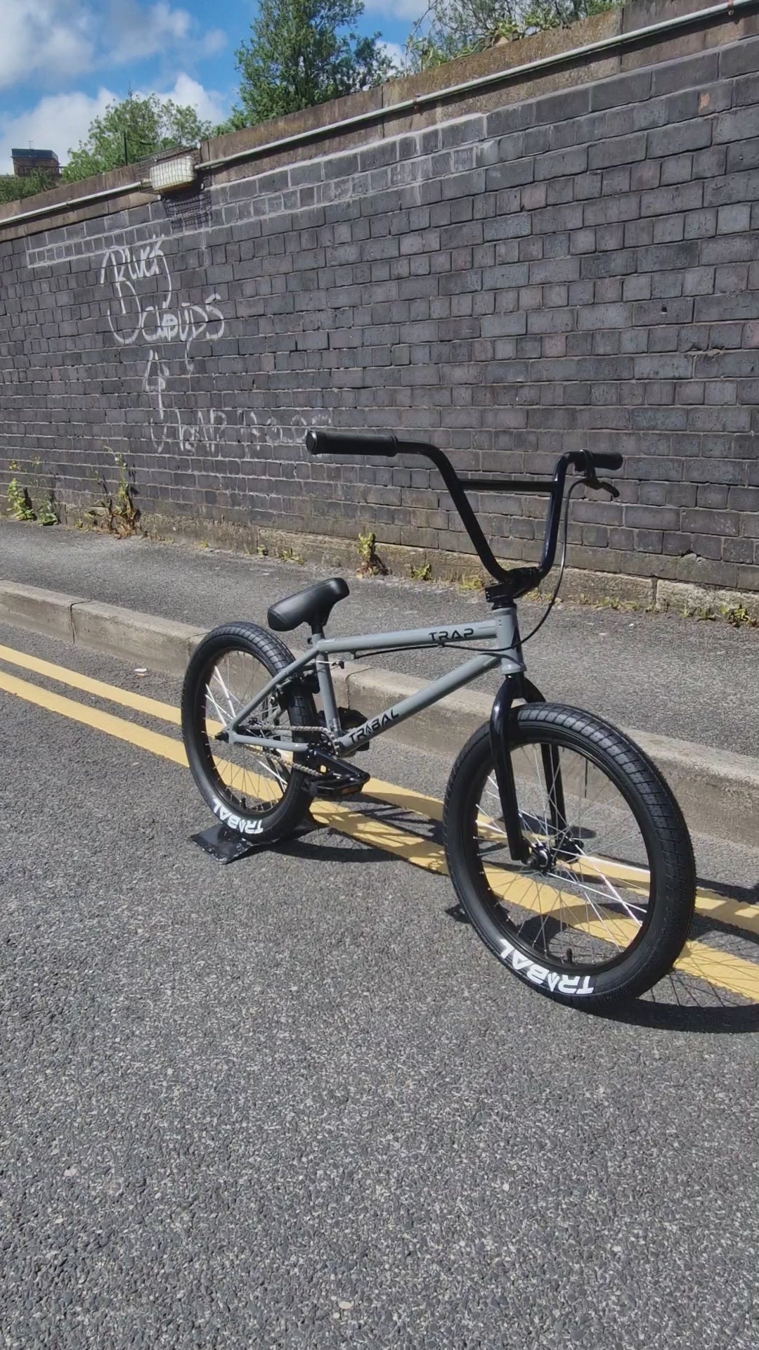 Tribal Bikes Trap BMX Bike Cool Gloss Grey | Alans BMX