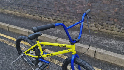 Tribal Bikes Trap 20.5" TT Bike Yellow / Blue