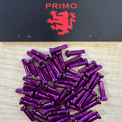 Primo BMX Parts Purple Primo Alloy Spoke Nipples 50 Pack