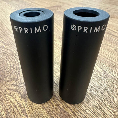 Primo BMX Parts Black Primo Binary PL V2 XL Plastic 4.5 Peg with Extra Sleeve