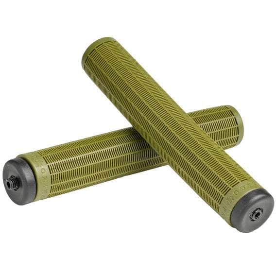 Primo BMX Parts Olive Primo Griffin Flangeless Super Soft Grips