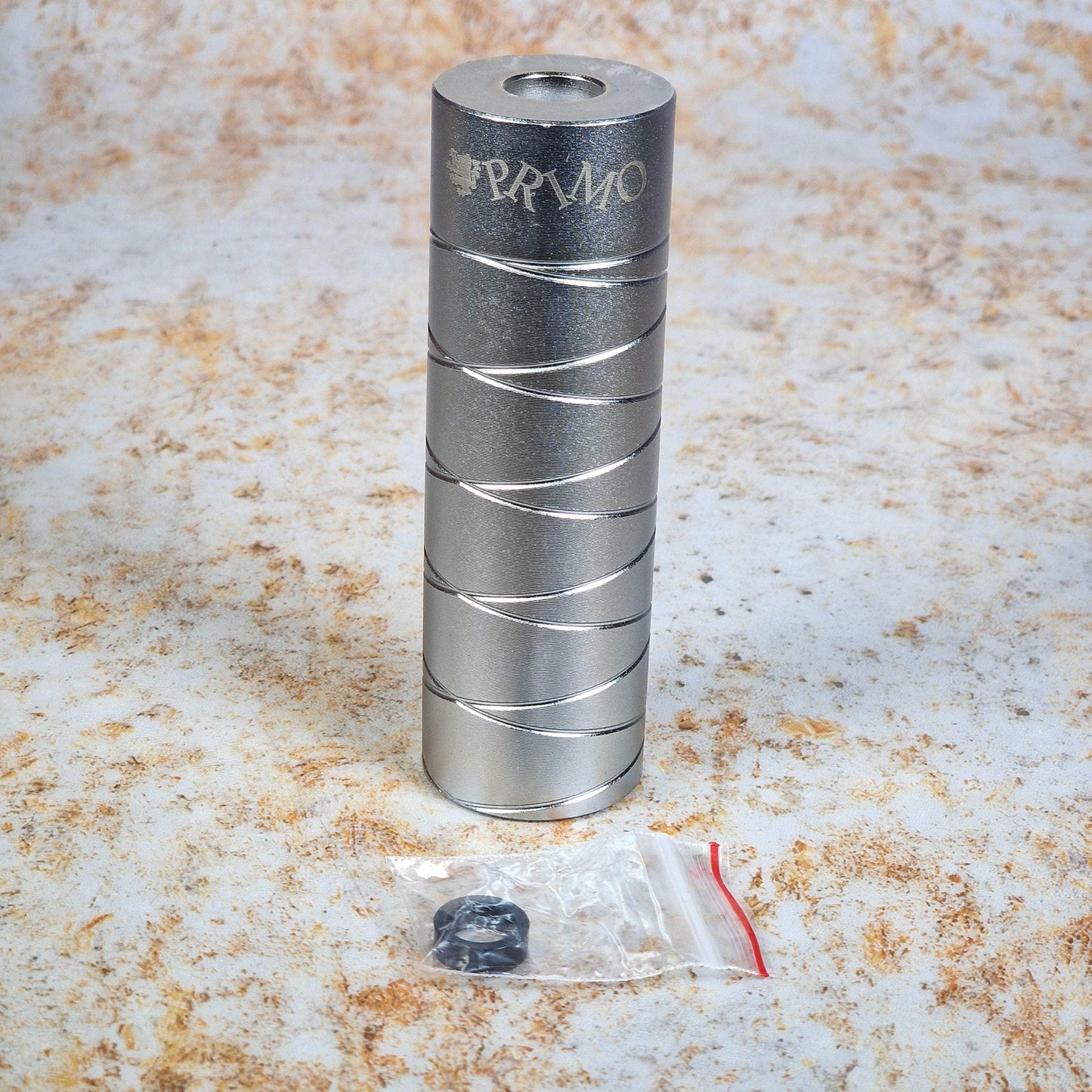 Primo BMX Parts Silver Primo Master Chromoly Peg 4.5" Single