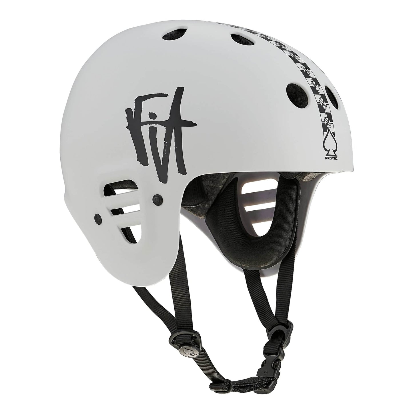 Pro-Tec Protection Pro-Tec Full Cut Certified Fit Checkered Matte Light Grey
