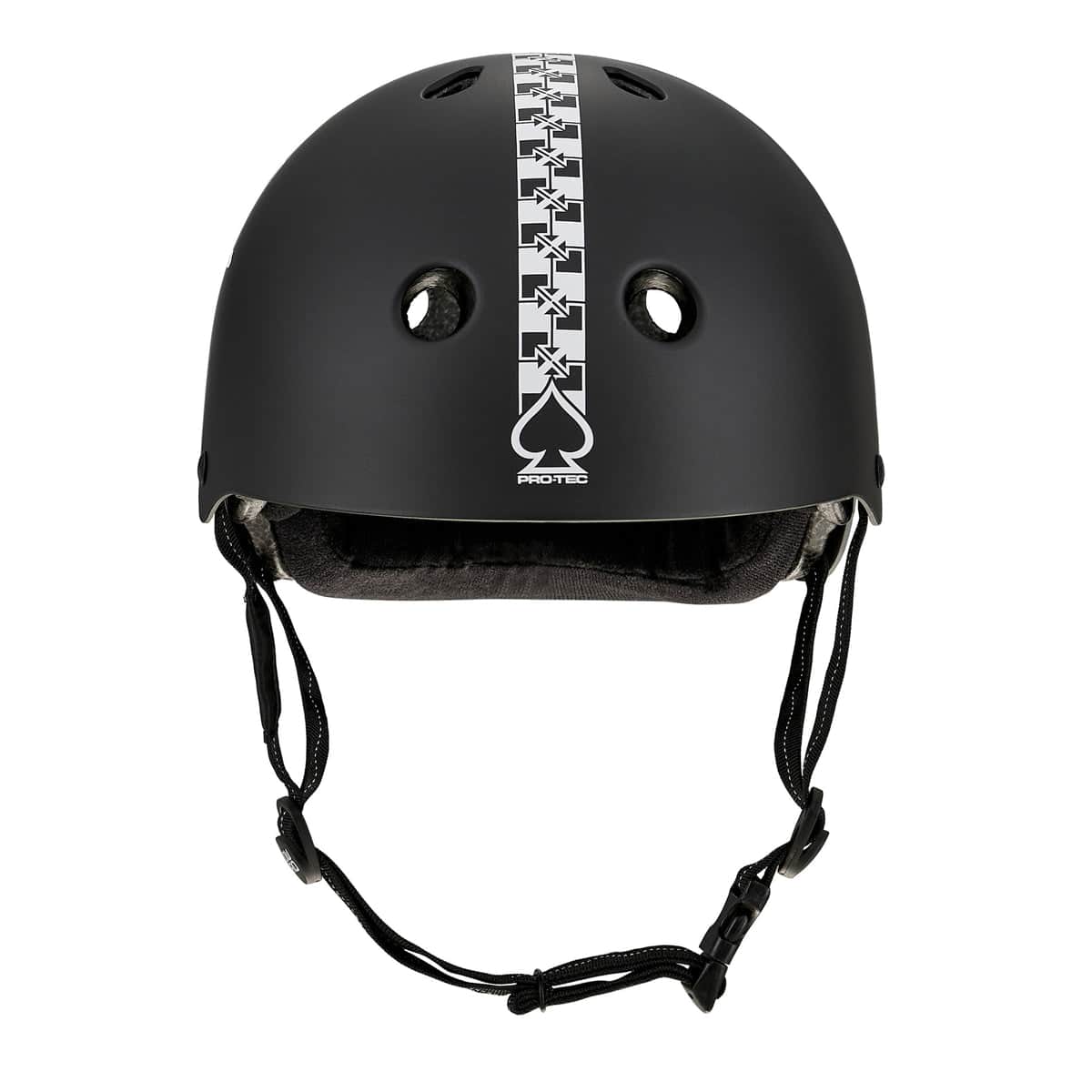 Pro-Tec Protection Pro-Tec Low Pro Certified Fit Checkered Helmet Matte Black