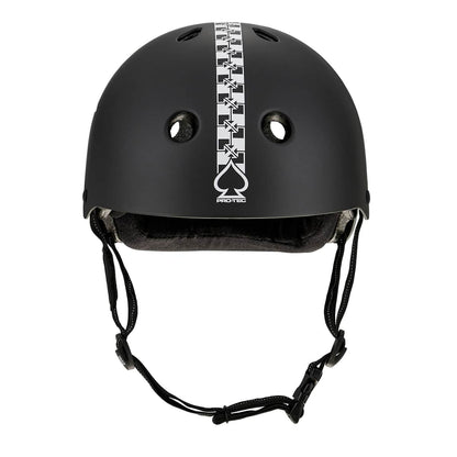 Pro-Tec Protection Pro-Tec Low Pro Certified Fit Checkered Helmet Matte Black