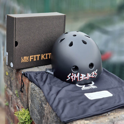 Pro-Tec Protection Pro-Tec Low Pro Certified S&M Bikes Sharpie Helmet Matte Black