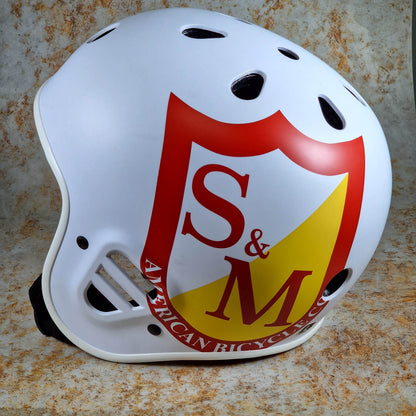 Pro-Tec Protection White / Large Pro-Tec x S&M Bikes Full Cut Helmet Large SALE