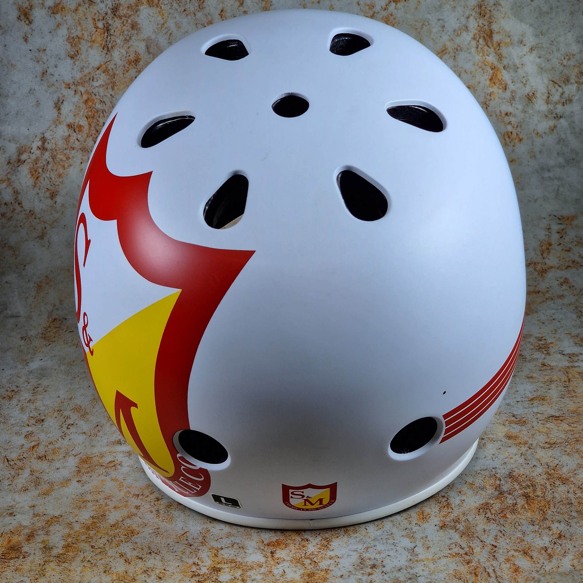 Pro-Tec Protection White / Large Pro-Tec x S&M Bikes Full Cut Helmet Large SALE
