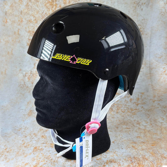 Pro-Tec Protection Pro-Tec x Santa Cruz Low Pro Certified Helmet with Fit Kit Gloss Black