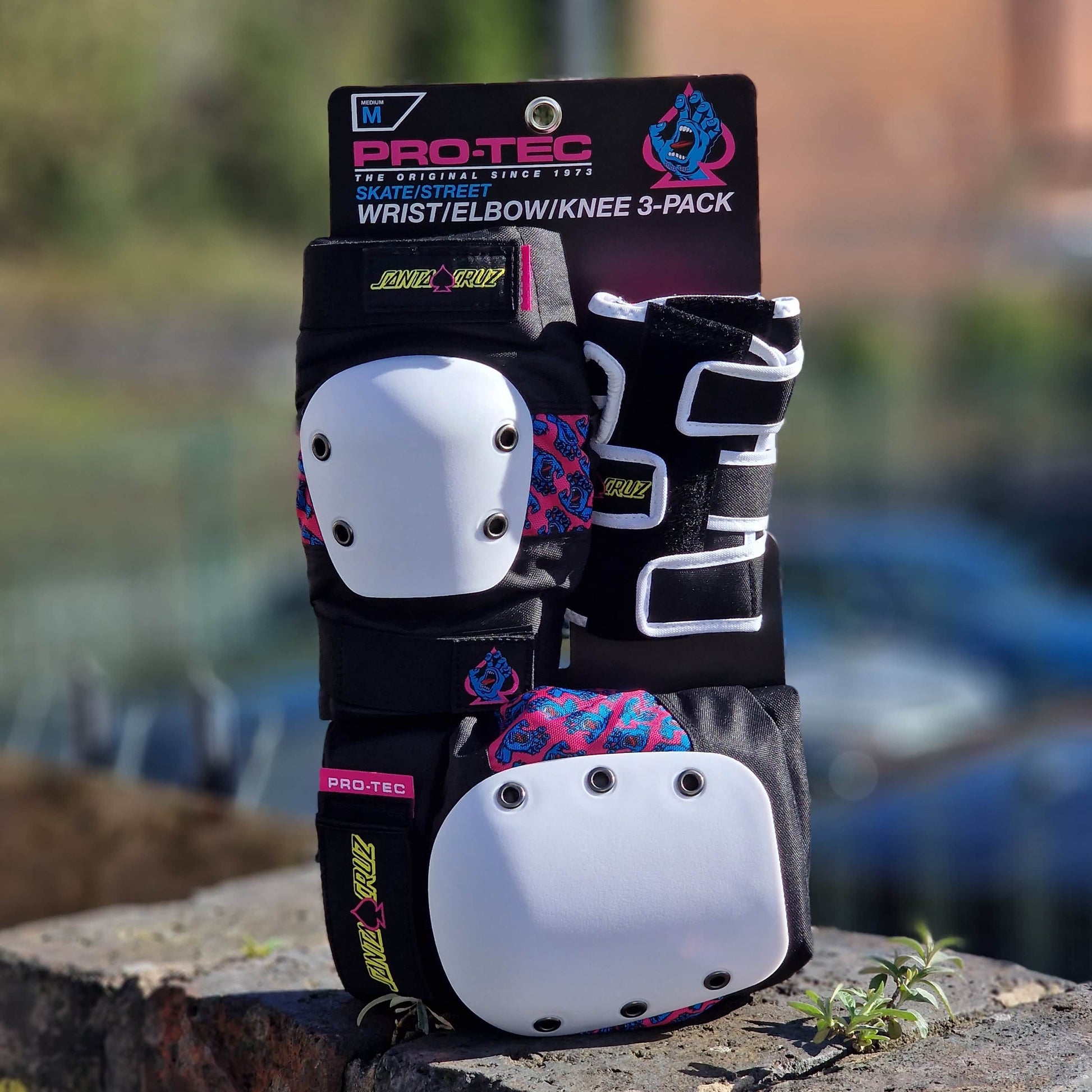 Pro-Tec Protection Pro-Tec x Santa Cruz Street Adult 3-Pack Pad Knee Elbow Wrist Set