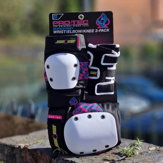 Pro-Tec Protection Pro-Tec x Santa Cruz Street Adult 3-Pack Pad Knee Elbow Wrist Set