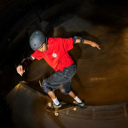 Pro-Tec Protection Pro-Tec x Spitfire Low Pro Certified Helmet with Fit Kit Black Swirl