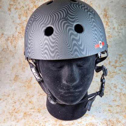 Pro-Tec Protection Pro-Tec x Spitfire Low Pro Certified Helmet with Fit Kit Black Swirl