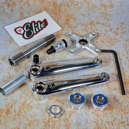 Profile Racing BMX Racing Profile Racing Elite Cranks Chrome