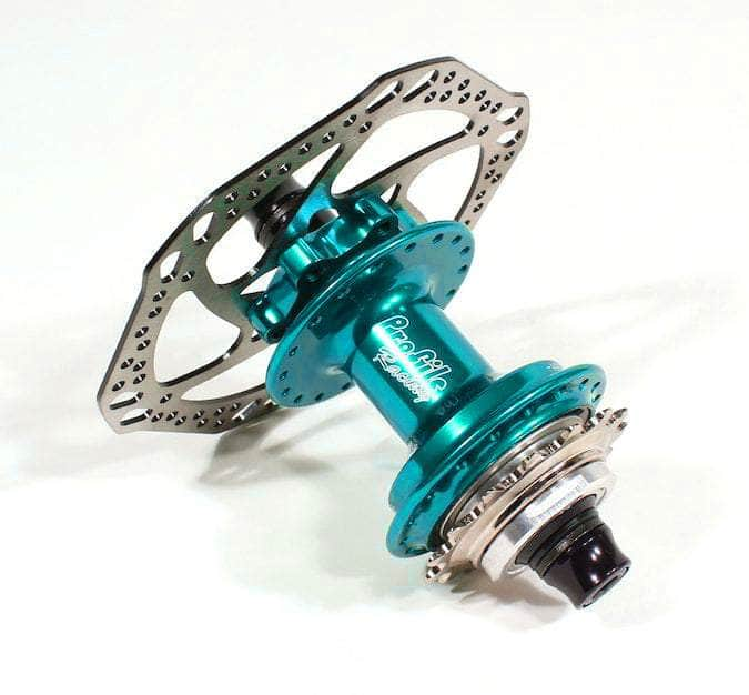 Profile Racing BMX Parts Aqua / 9T Profile Racing Elite Disc Cassette Hub 10mm RHD