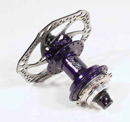 Profile Racing BMX Parts Purple / 9T Profile Racing Elite Disc Cassette Hub 10mm RHD