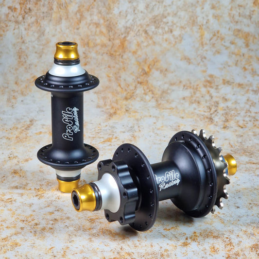 Profile Racing BMX Parts F1 Series / Right Hand Drive Profile Racing Elite DISC Hubset Limited Edition F1 Colourway