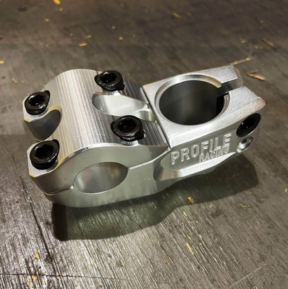 Profile Racing BMX Parts Clear Coat Raw / 48mm / 22.2mm Standard Profile Racing Mark Mulville Push Stem