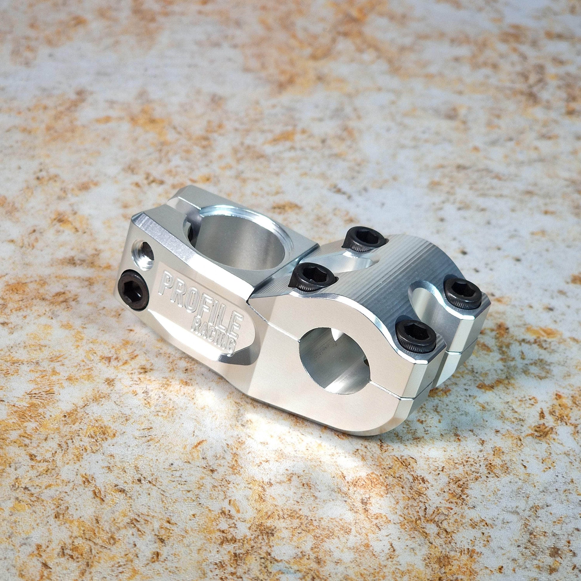Profile Racing BMX Parts Clear Coat Raw / 48mm / 22.2mm Standard Profile Racing Mark Mulville Top Load Push Stem