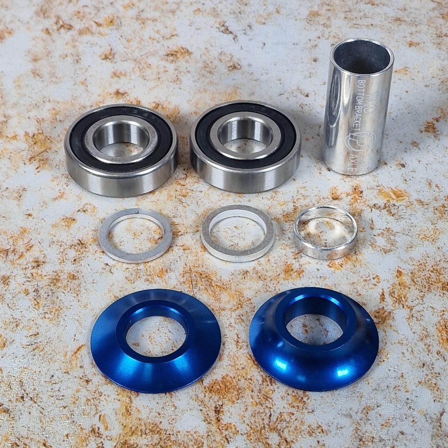 Profile Racing BMX Parts Blue Profile Racing Mid Bottom Bracket 19mm