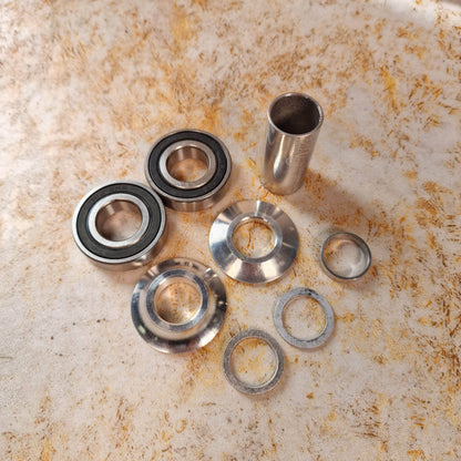 Profile Racing BMX Parts Polished Profile Racing Mid Bottom Bracket 19mm