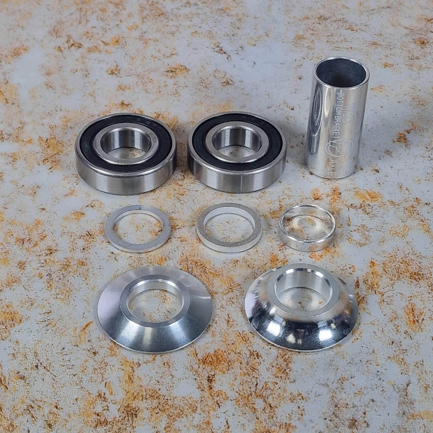 Profile Racing BMX Parts Polished Profile Racing Mid Bottom Bracket 19mm