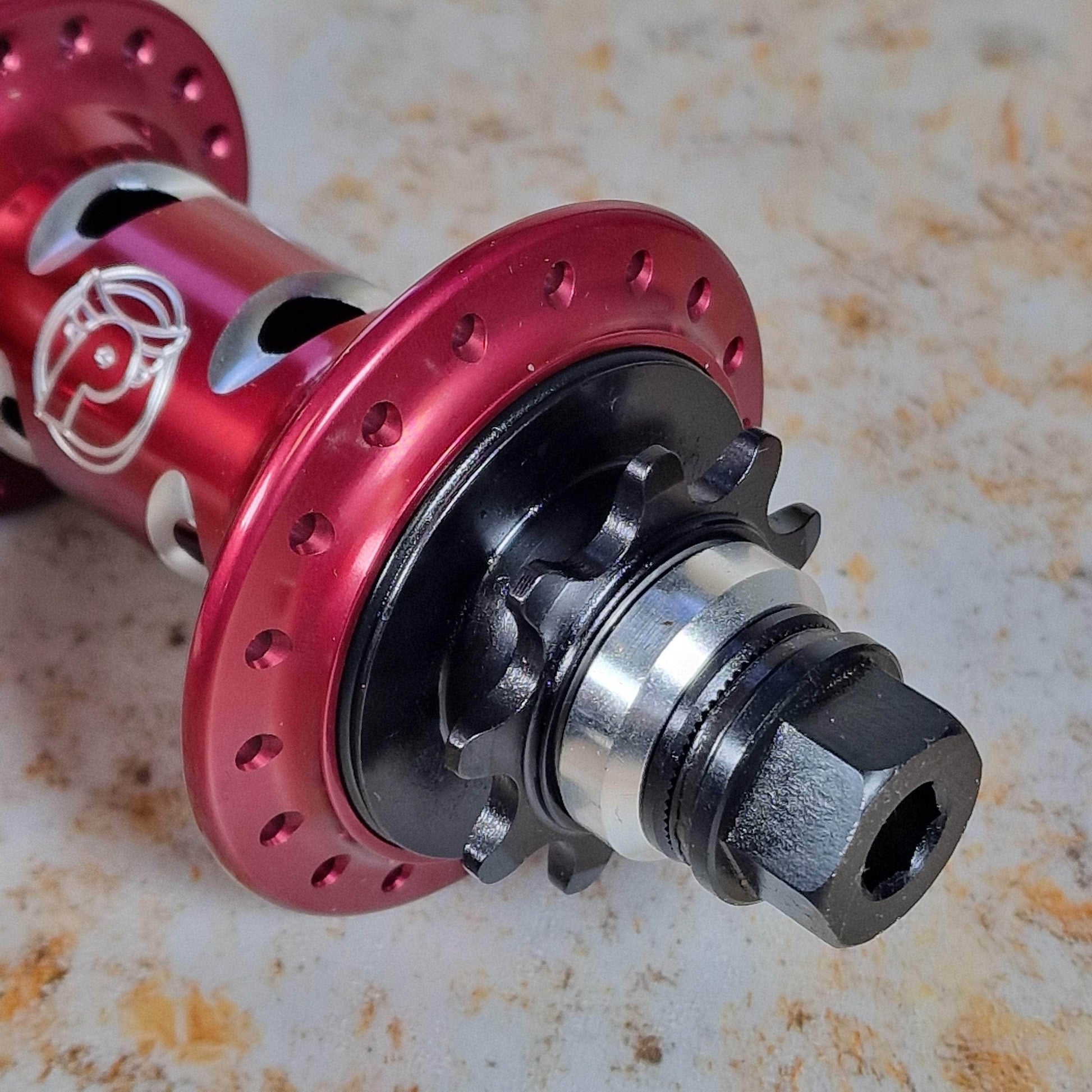 Profile Racing BMX Parts Red / Right Profile Racing Mini Cats Eye Limited Edition Hubs Red