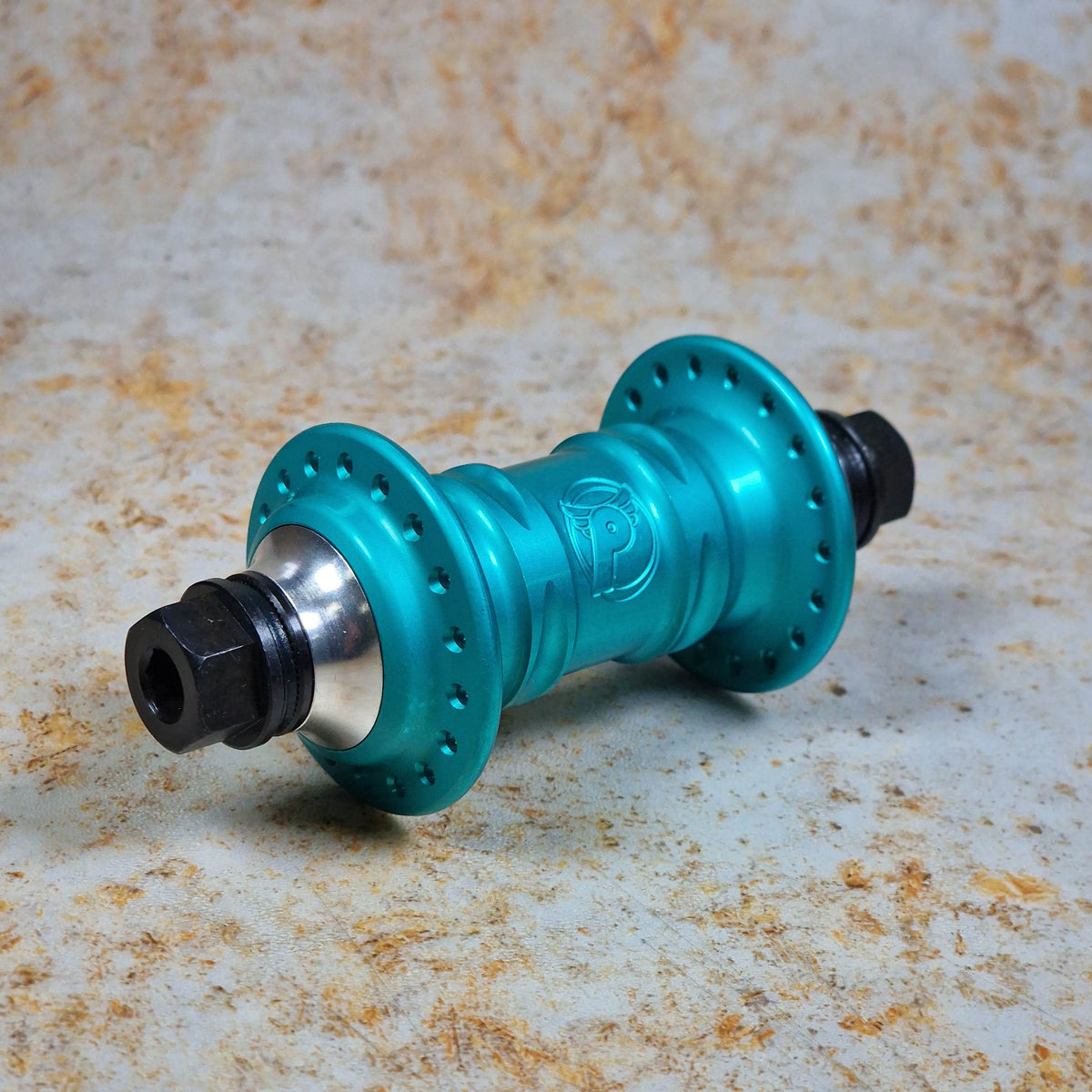 Profile Racing BMX Parts Aqua / Alloy / 10mm Volcano Profile Racing Mini Front Hub