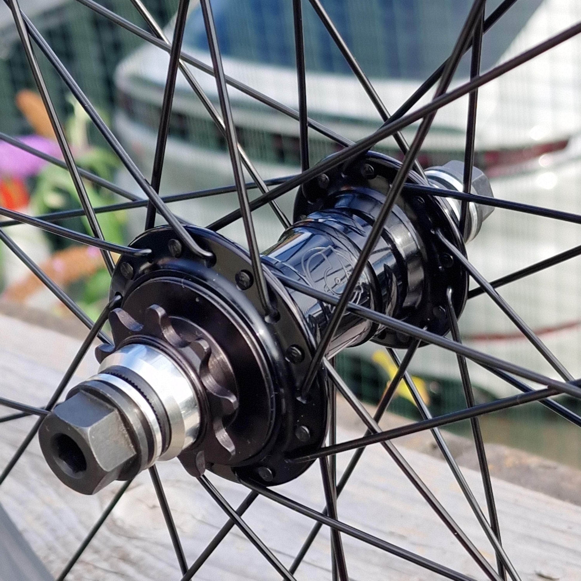 Profile Racing BMX Parts Black Profile Racing Off The Shelf Wheelset Pair Black