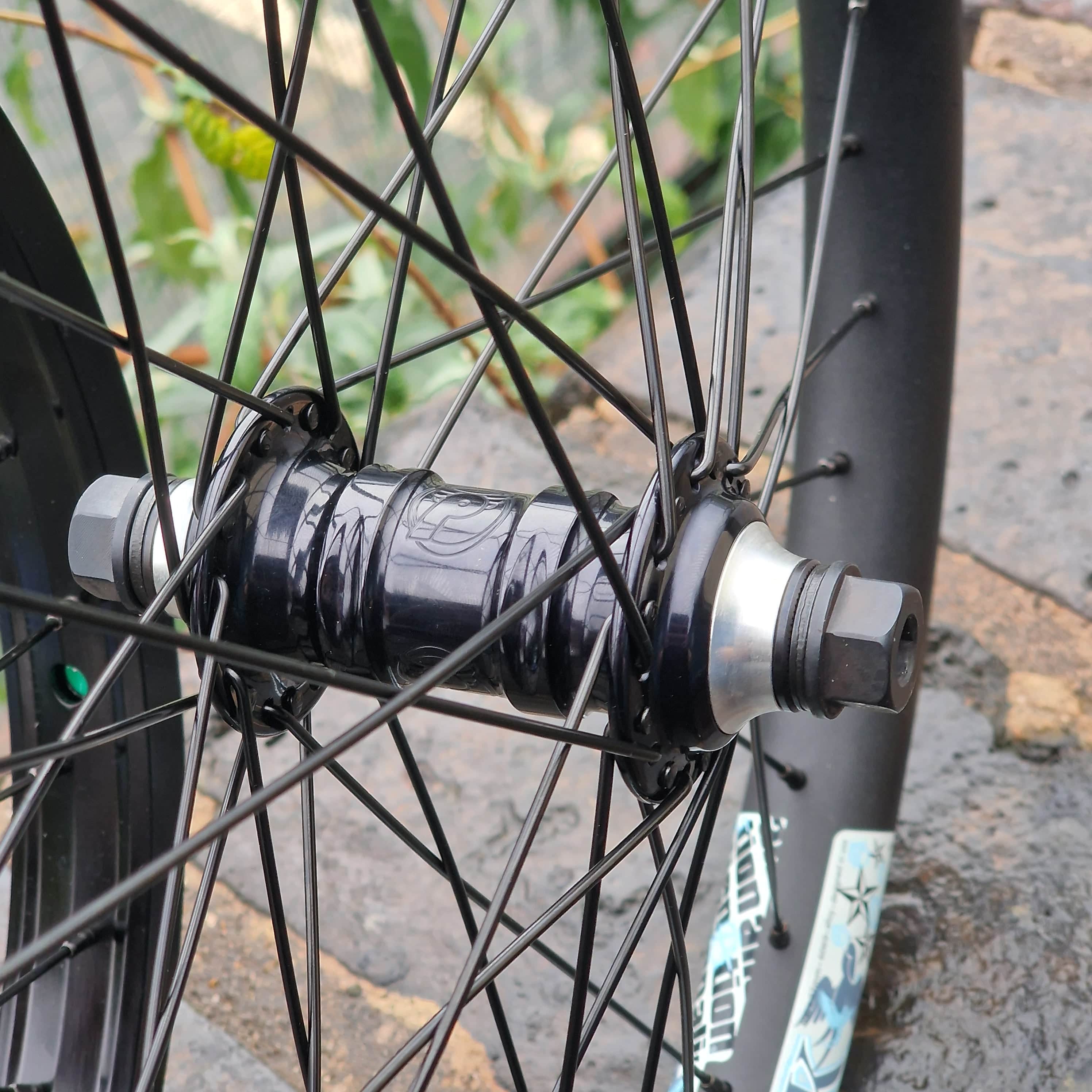 BMX profile racing フロントホイール Profile Racing Off The Shelf Wheelset Pair Black | Alans BMX