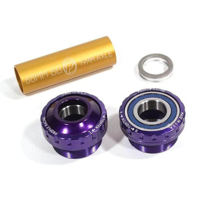 Profile Racing BMX Racing Purple / 19mm Profile Racing Outboard Bottom Bracket 68mm