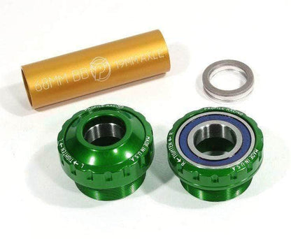 Profile Racing BMX Racing Green / 19mm Profile Racing Outboard Bottom Bracket 73mm