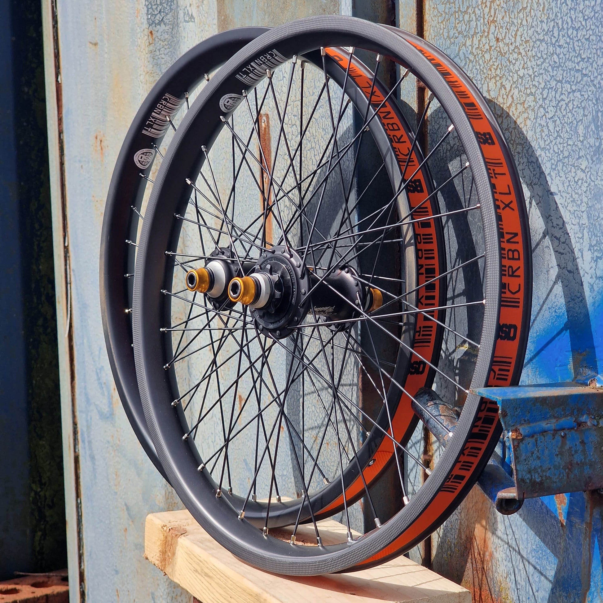 Alans BMX Black Profile Racing x BSD Carbon Elite Custom Wheelset