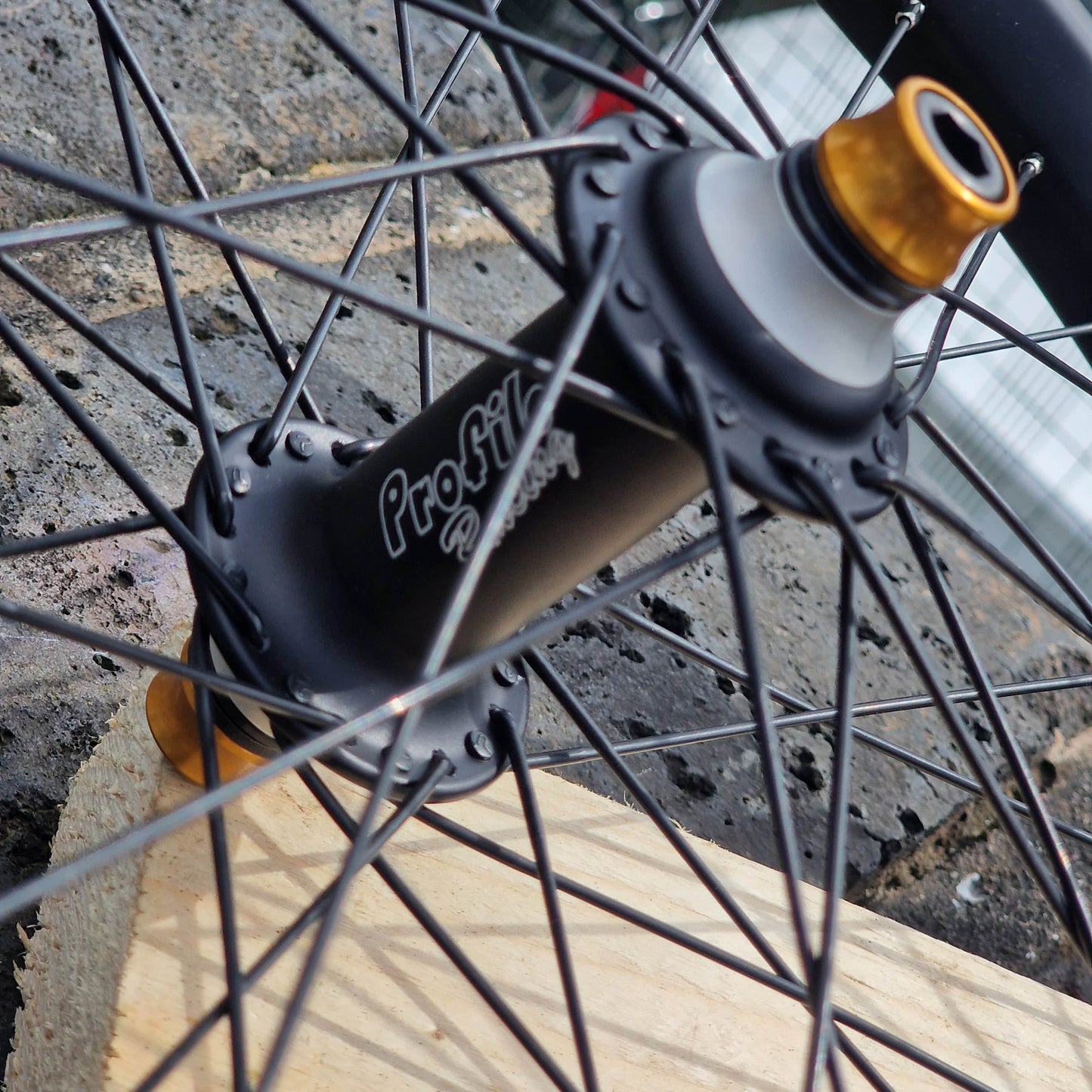 Alans BMX Black Profile Racing x BSD Carbon Elite Custom Wheelset