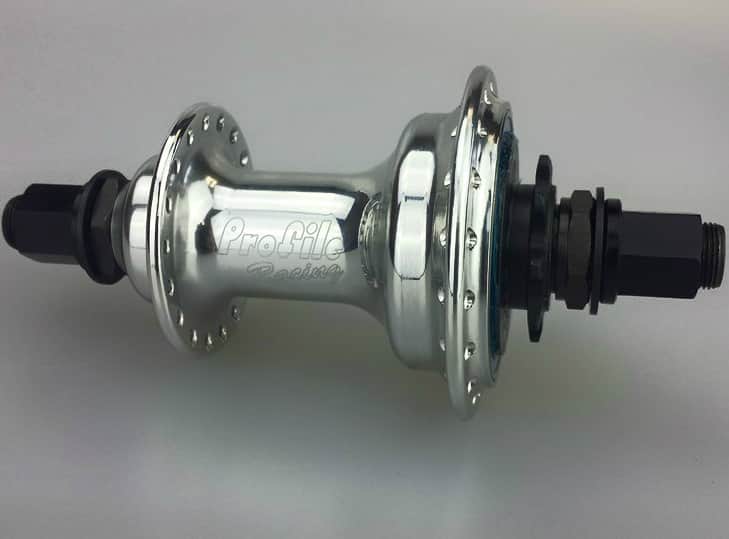 Profile Racing BMX Parts Polished / RHD / A. 20/33/45 degrees Profile Z Coaster Freecoaster Hub