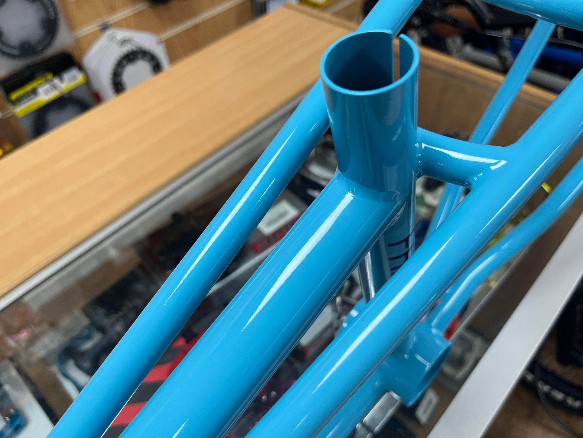 Proper Old School BMX Powder Blue Proper Craig Campbell Freestyle Frame Powder Blue