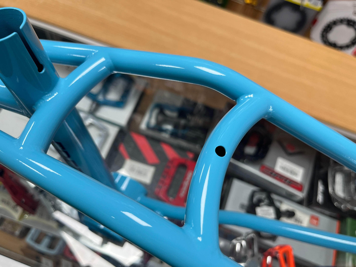 Proper Old School BMX Powder Blue Proper Craig Campbell Freestyle Frame Powder Blue