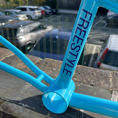 Proper Old School BMX Powder Blue Proper Craig Campbell Freestyle Frame Powder Blue