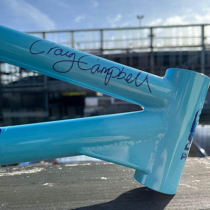 Proper Old School BMX Powder Blue Proper Craig Campbell Freestyle Frame Powder Blue