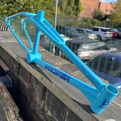 Proper Old School BMX Powder Blue Proper Craig Campbell Freestyle Frame Powder Blue