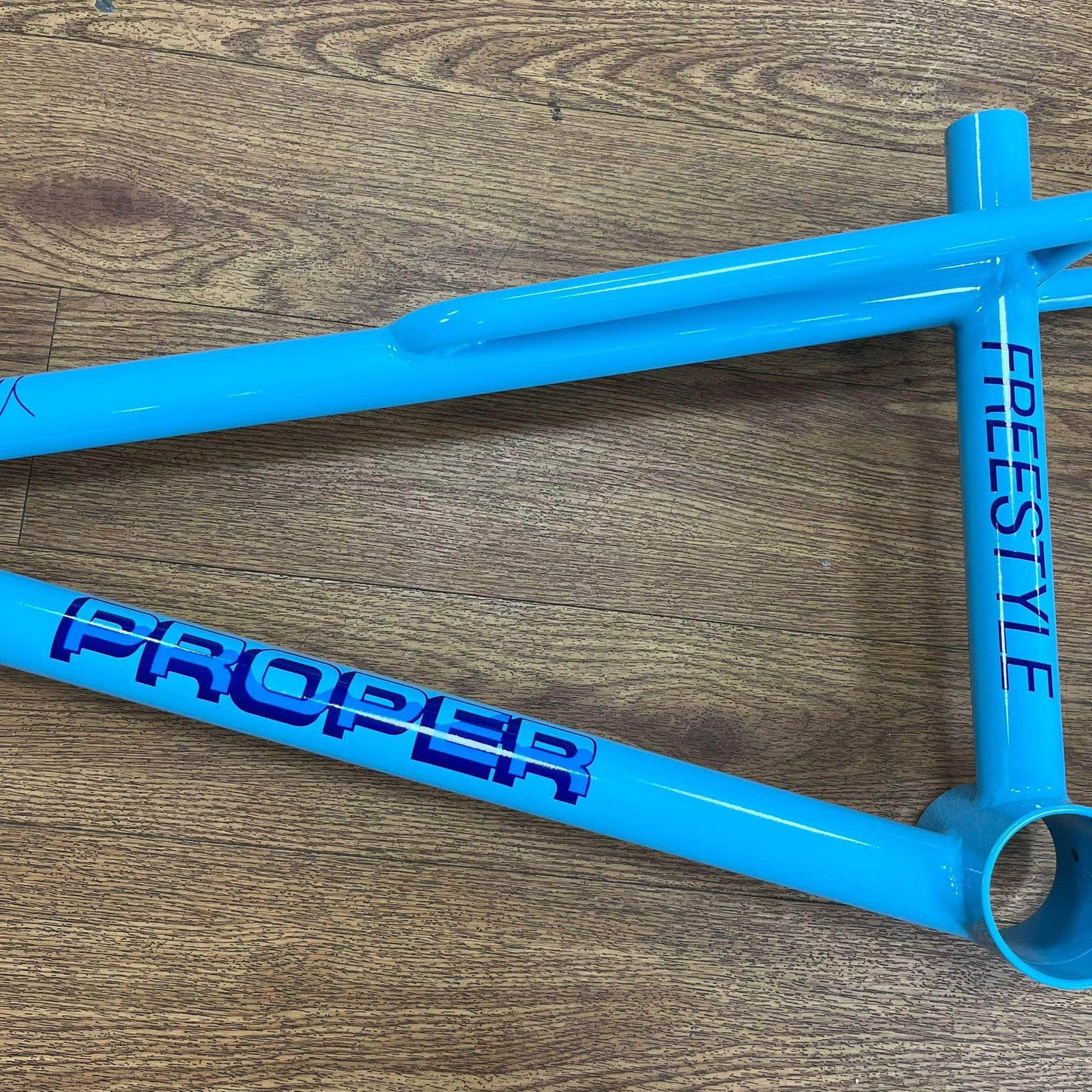 Proper Old School BMX Powder Blue Proper Craig Campbell Freestyle Frame Powder Blue