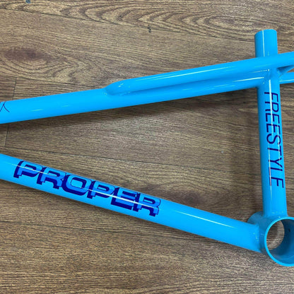 Proper Old School BMX Powder Blue Proper Craig Campbell Freestyle Frame Powder Blue