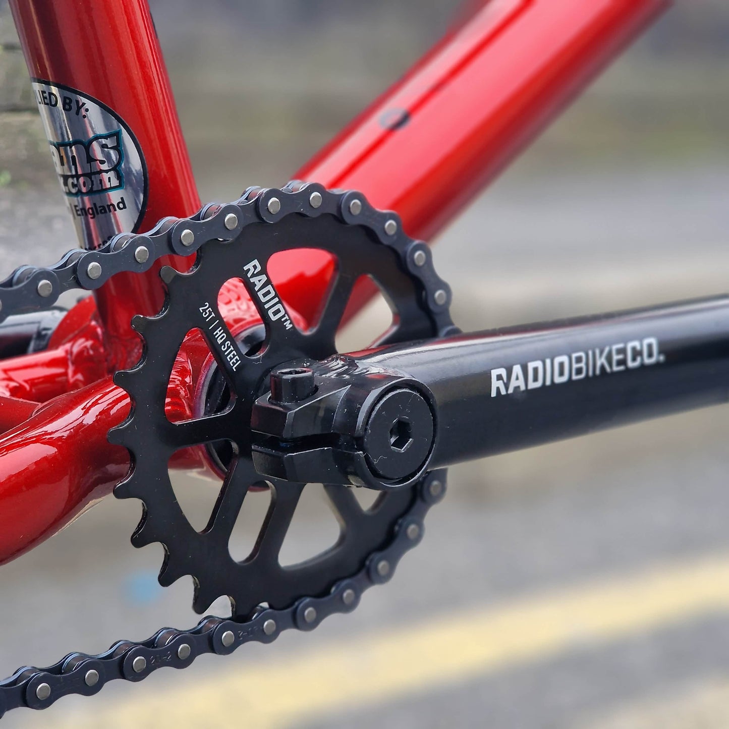 Radio BMX Bikes Candy Red Radio Dice 20 Inch Bike Candy Red