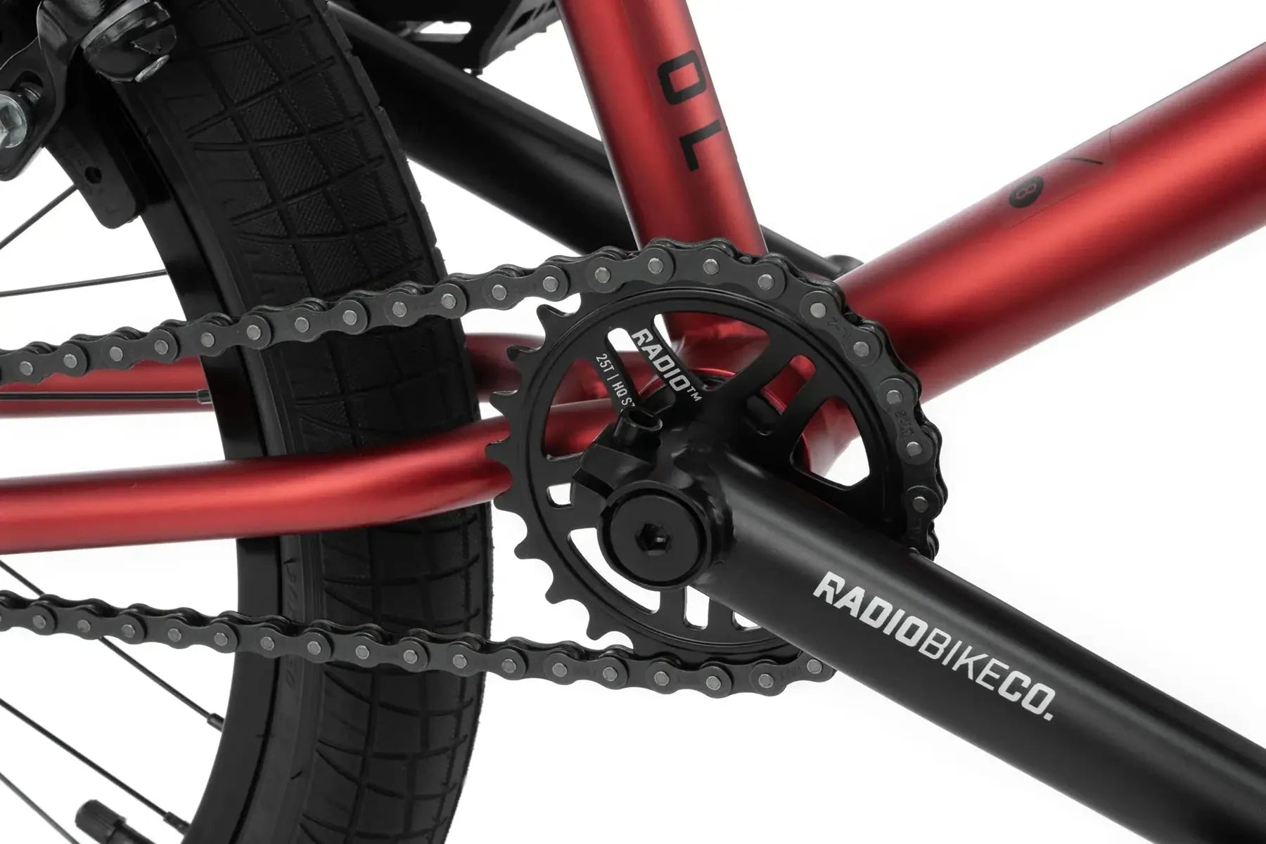 Radio BMX Bikes Matt Metallic Red Radio Evol Bike 20.3" TT Bike Matt Metallic Red