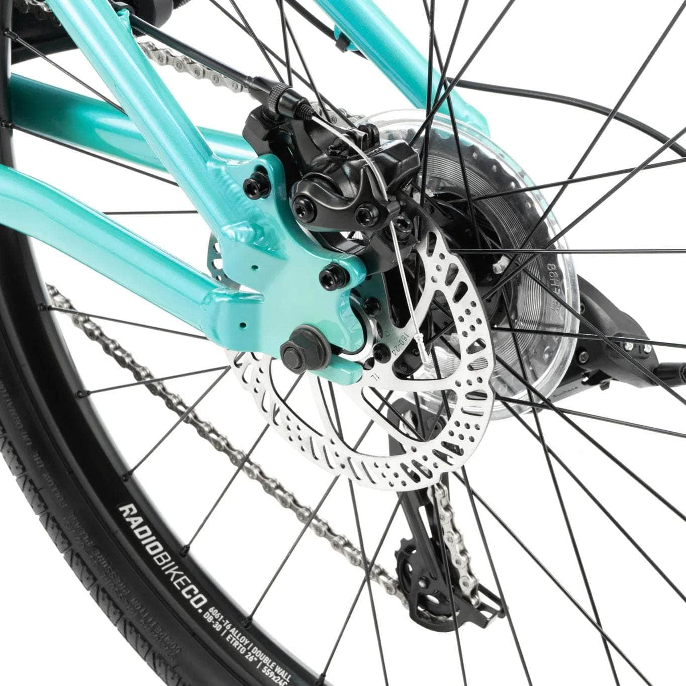 Radio BMX Bikes Radio Fiend 26 Inch Dirt Jump Bike Mytic Teal