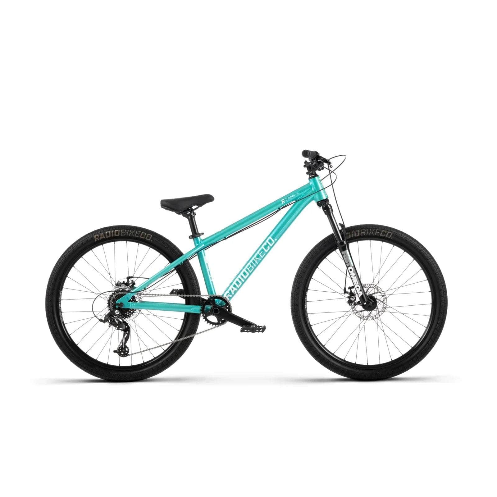 Radio BMX Bikes Radio Fiend 26 Inch Dirt Jump Bike Mytic Teal