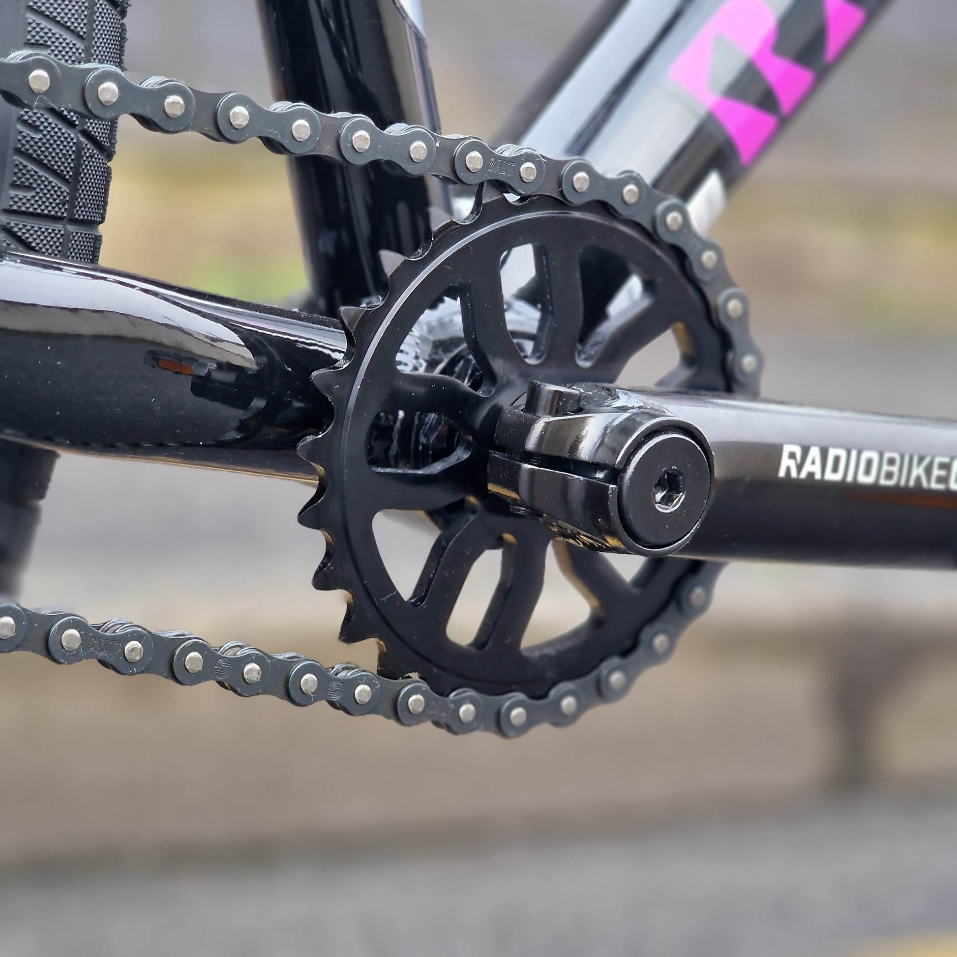 Radio Wheelie Parts Black/Purple Radio Legion 29 Inch Wheelie Bike Black / Purple