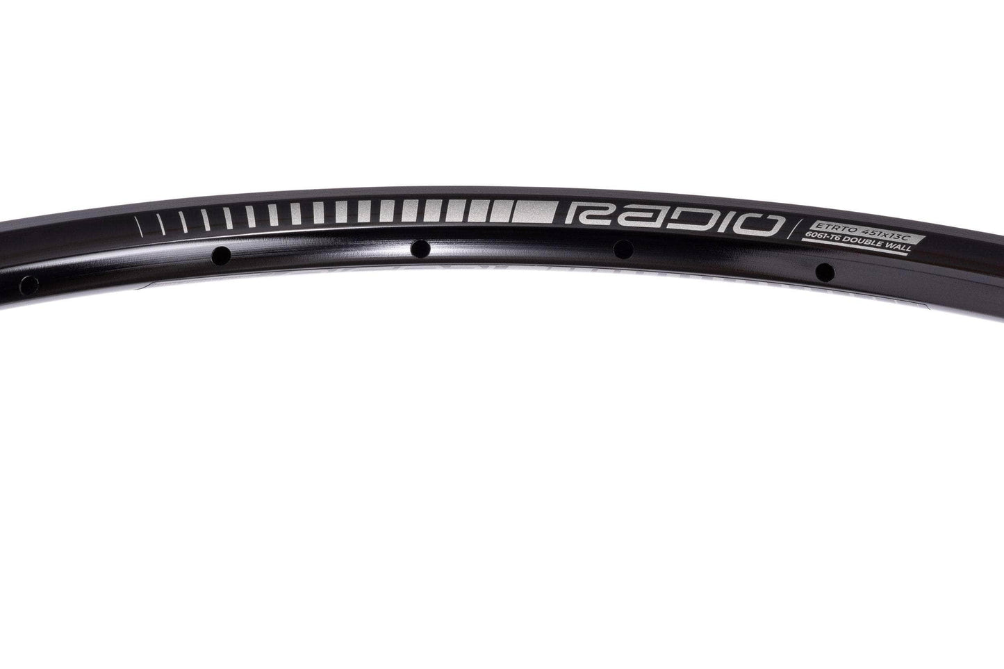 Radio BMX Racing 28h / 20''x1 1/8''-1 3/8' / Black Radio Raceline Clipper Junior 1 1/8"-1 3/8" 28H Race Rim