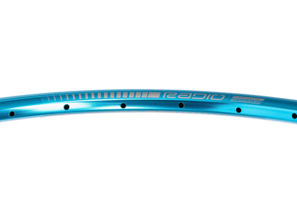 Radio BMX Racing 28h / 20''x1 1/8''-1 3/8' / Cyan Radio Raceline Clipper Junior 1 1/8"-1 3/8" 28H Race Rim
